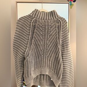 Free people knitted grey sweater